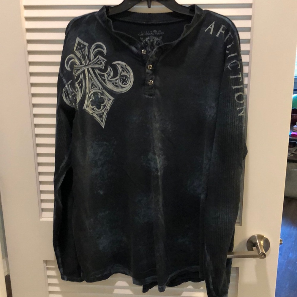Men’s long sleeve Affliction shirt